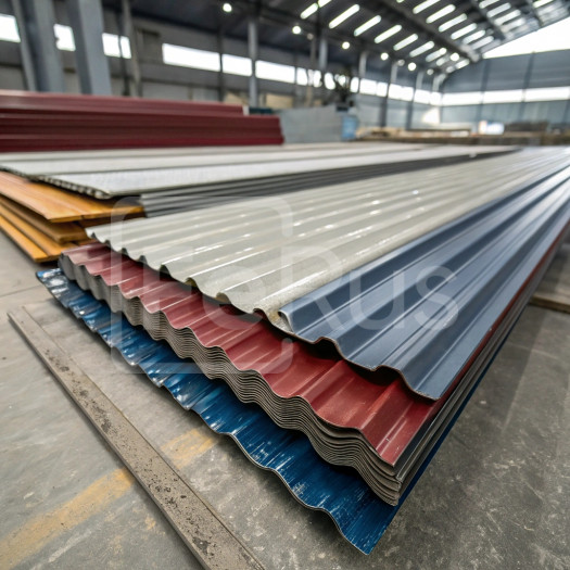 Профнастил R-20 полимерный 0,5х1150х5000 мм RAL 6002 лиственно-зеленый