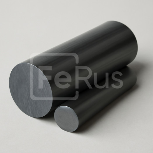 Стержень темно-серый 101,6х1525 мм PVC-CAW ТУ 22.21.10-011-17152852-2019