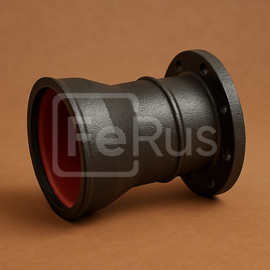 Переход чугунный раструб-фланец ХРФ 800х400 мм ГОСТ 5525-88